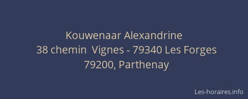 Kouwenaar Alexandrine