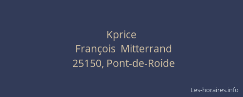 Kprice