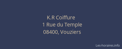 K.R Coiffure