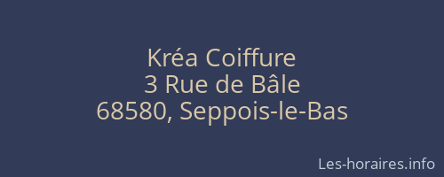 Kréa Coiffure