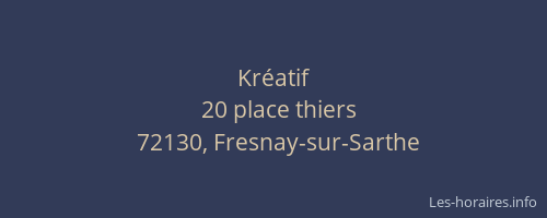 Kr&eacute;atif