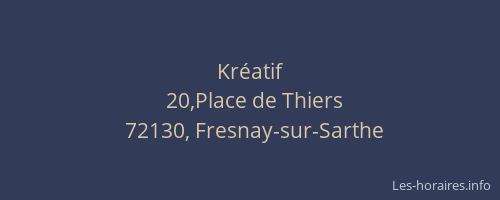 Kr&eacute;atif