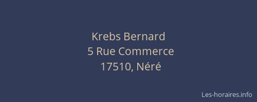 Krebs Bernard