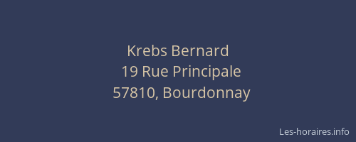 Krebs Bernard