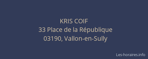 KRIS COIF