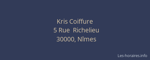 Kris Coiffure
