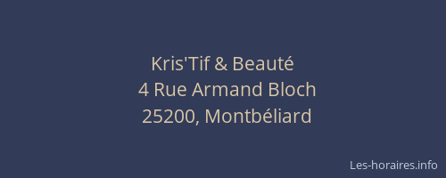 Kris'Tif & Beauté