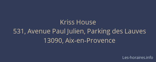 Kriss House