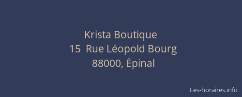 Krista Boutique