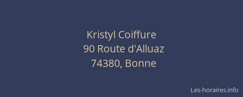 Kristyl Coiffure