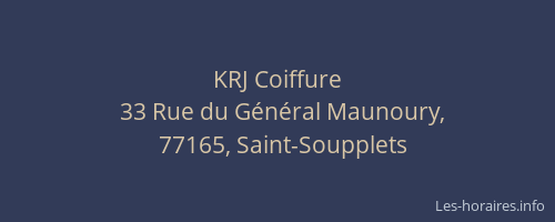 KRJ Coiffure