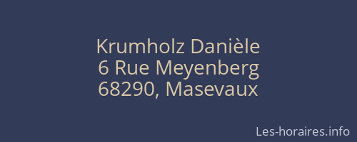 Krumholz Danièle