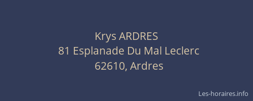 Krys ARDRES