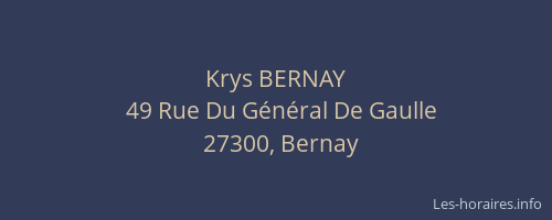 Krys BERNAY