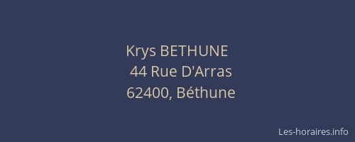 Krys BETHUNE