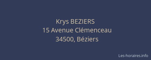 Krys BEZIERS