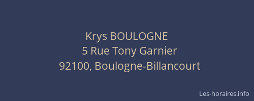 Krys BOULOGNE