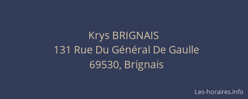 Krys BRIGNAIS