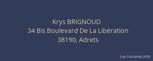 Krys BRIGNOUD