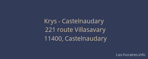 Krys - Castelnaudary