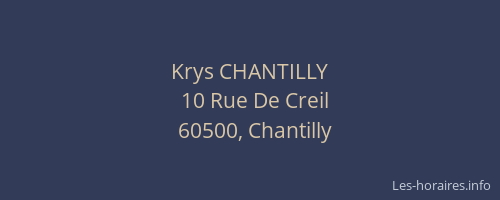 Krys CHANTILLY