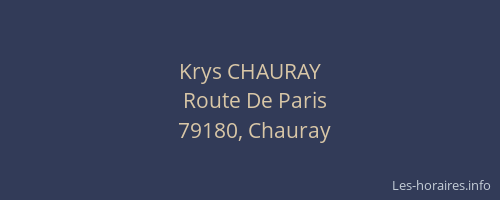 Krys CHAURAY