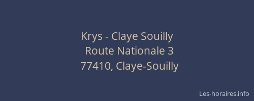 Krys - Claye Souilly
