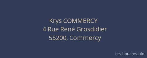 Krys COMMERCY