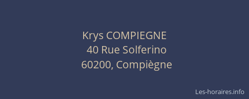Krys COMPIEGNE