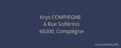 Krys COMPIEGNE