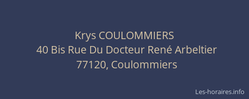 Krys COULOMMIERS