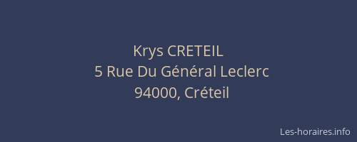 Krys CRETEIL