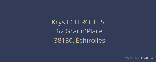 Krys ECHIROLLES