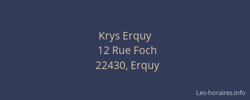 Krys Erquy