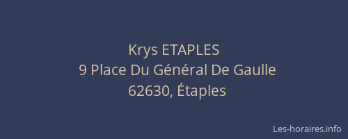 Krys ETAPLES