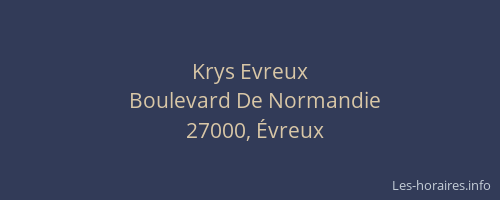Krys Evreux