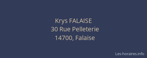 Krys FALAISE