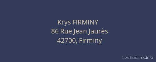 Krys FIRMINY