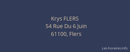 Krys FLERS