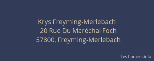 Krys Freyming-Merlebach