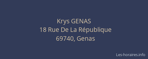 Krys GENAS