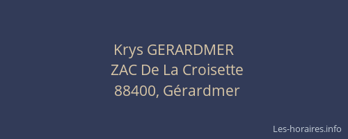 Krys GERARDMER