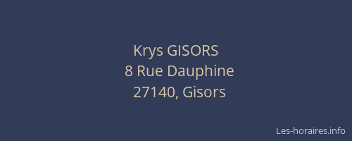 Krys GISORS