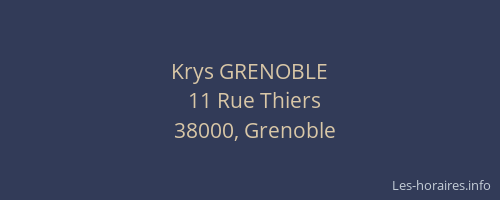 Krys GRENOBLE