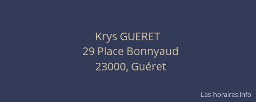 Krys GUERET