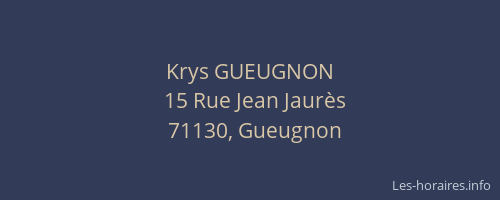Krys GUEUGNON