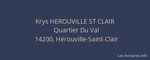 Krys HEROUVILLE ST CLAIR