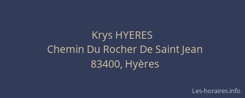 Krys HYERES