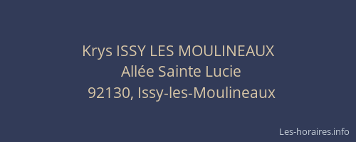 Krys ISSY LES MOULINEAUX