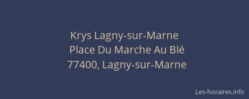 Krys Lagny-sur-Marne